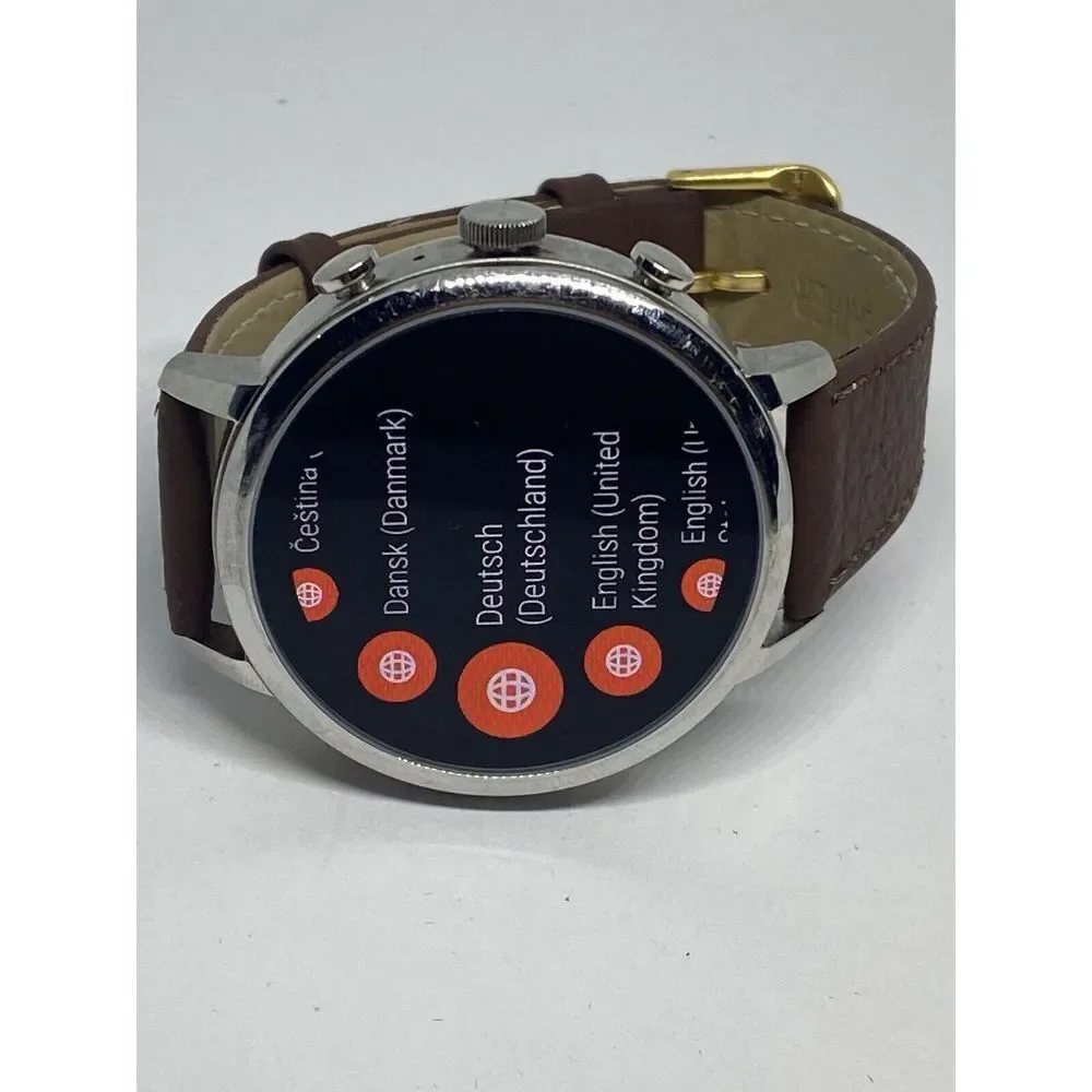 Fossil Gen 4 Authentic Digital Dial Smart Watch Custom Band FTW6014 AB414